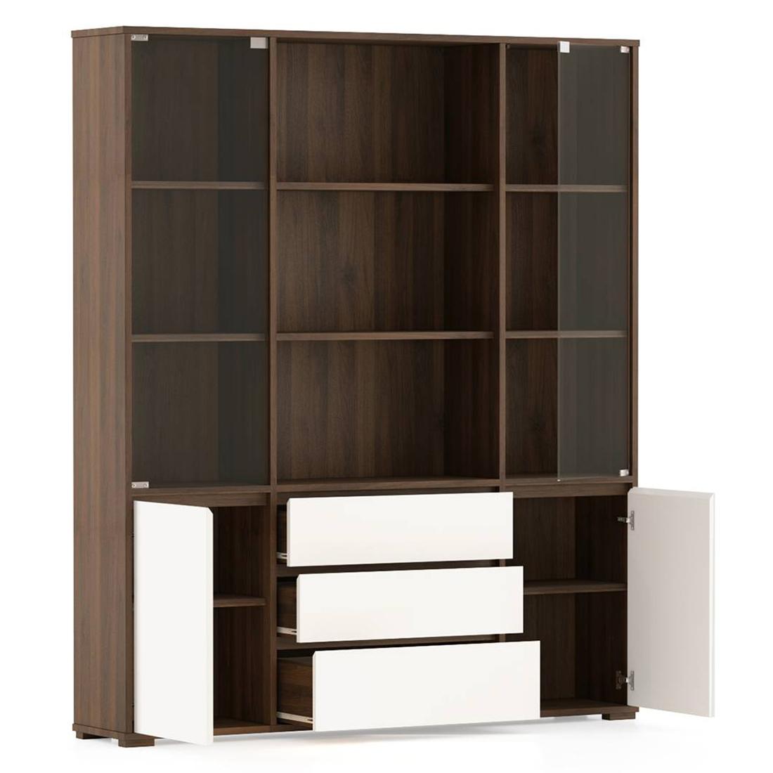 Iwaki Bookshelf with Glass Door
