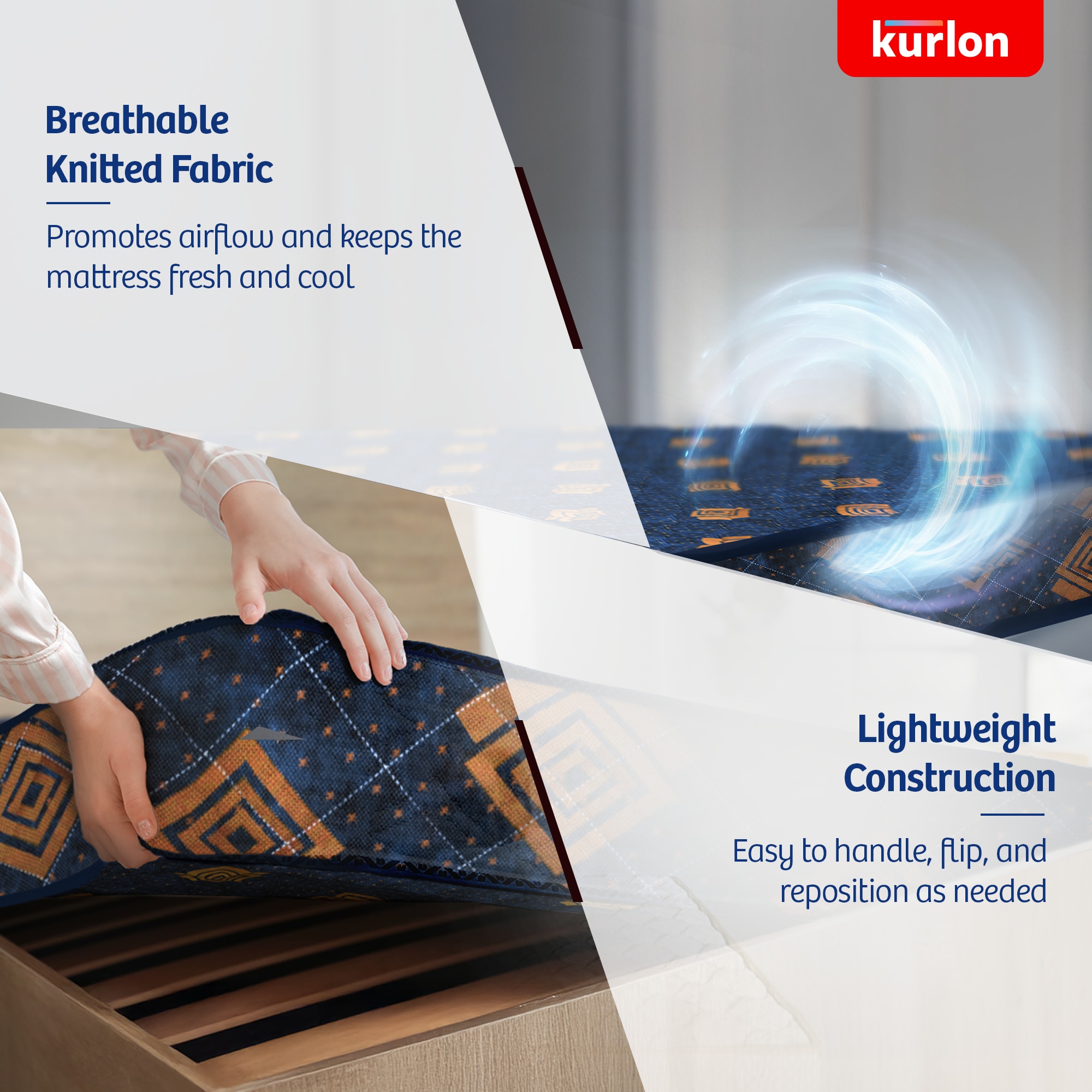 KURLON Easystar Mattress 4 inch Single PU Foam Mattress (L x W: 78 inch x 30 inch)
