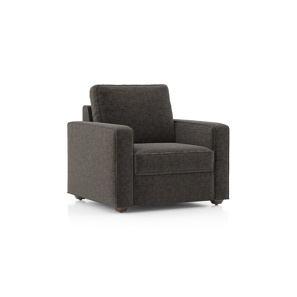 Apollo Compact Sofa Set (Colour : Smoke Grey, Cushion : Hard, Back Type : Regular, Seater : 3+2+1)