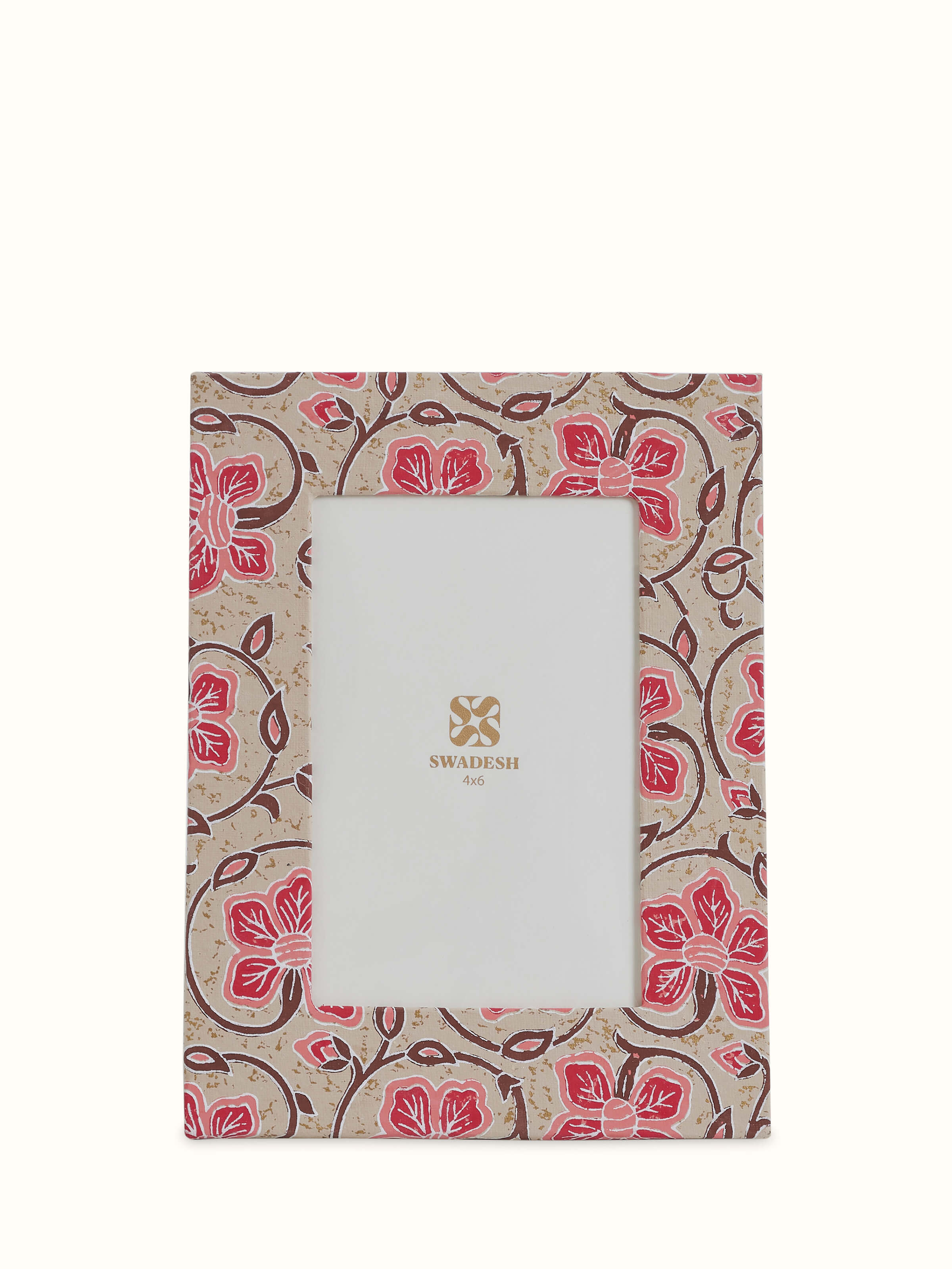 Front view of Handmade Paper Photo Frame