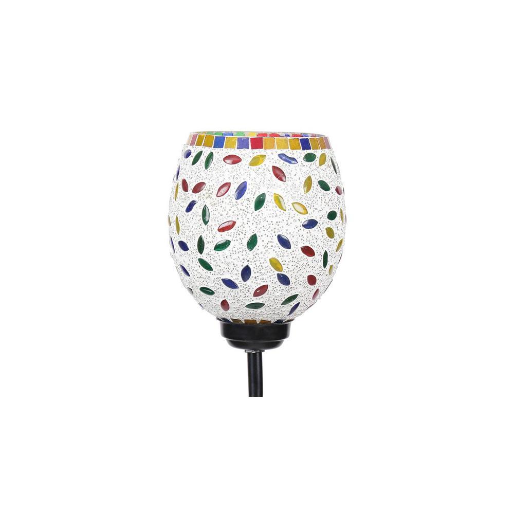 Maitland Black Glass Shade Floor Lamp