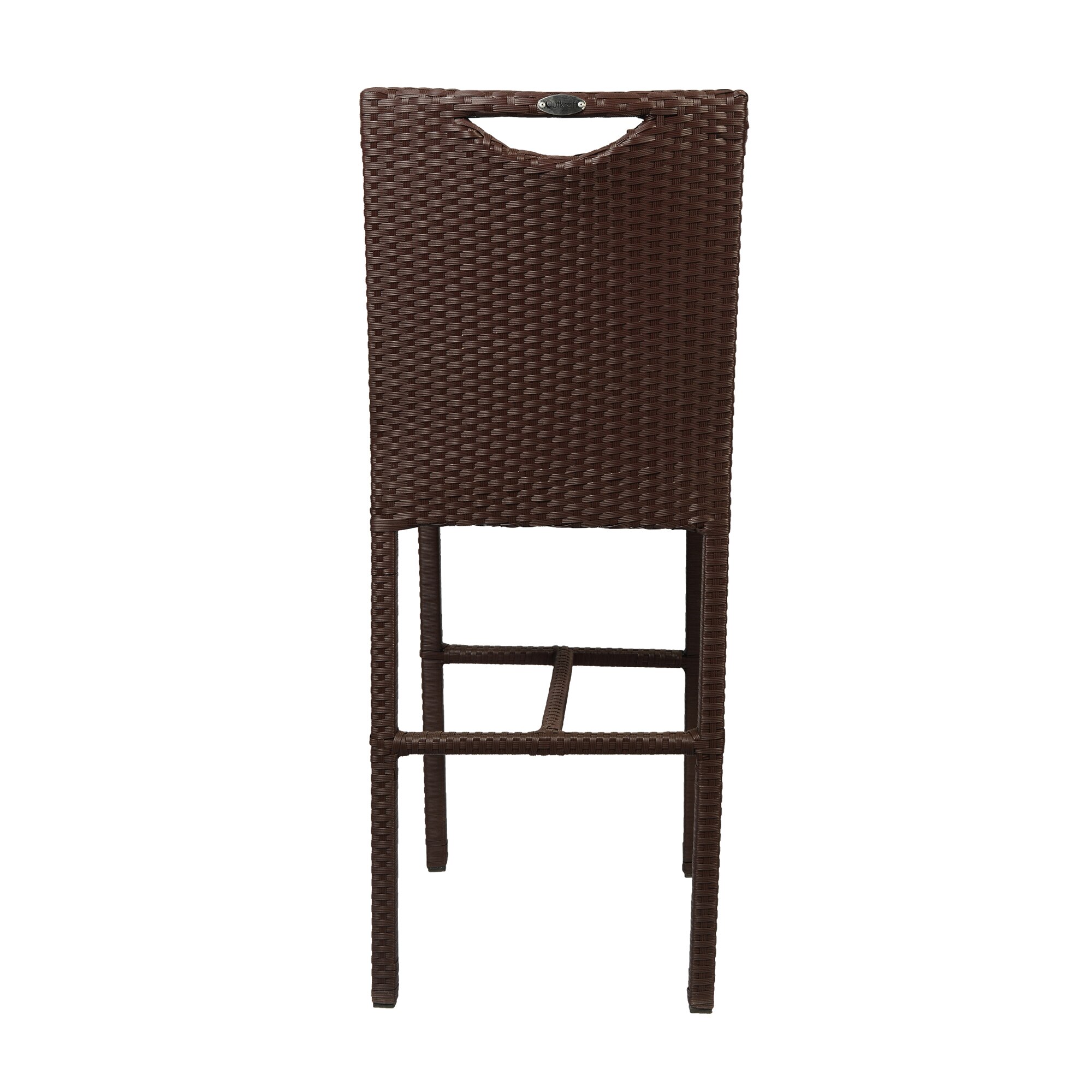 Colac  Wicker Chair In Brown Finish