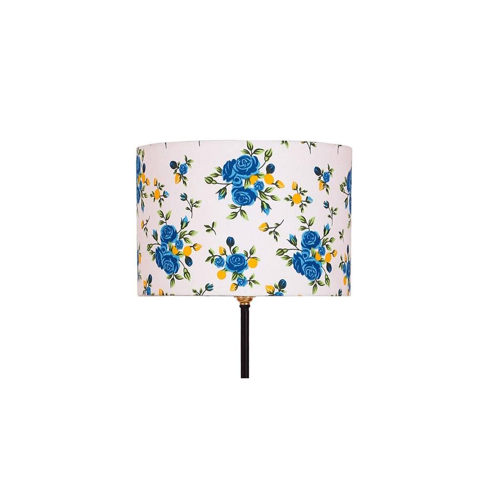 Etta Multicolour Cotton Shade Floor Lamp