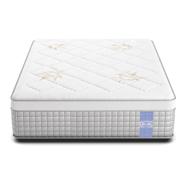 Gravity Hybrid Euro Top 5 Zoned Zero Partner Disturbance & 7 Layered Foam Pocket Spring Mattress (78 x 72 in, 8 Inches)