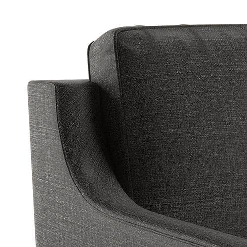 Abbey Sectional Sofa (Colour : Steel, Cushion : Hard, Seater : Left Aligned 2 Seater + Left Aligned Chaise)