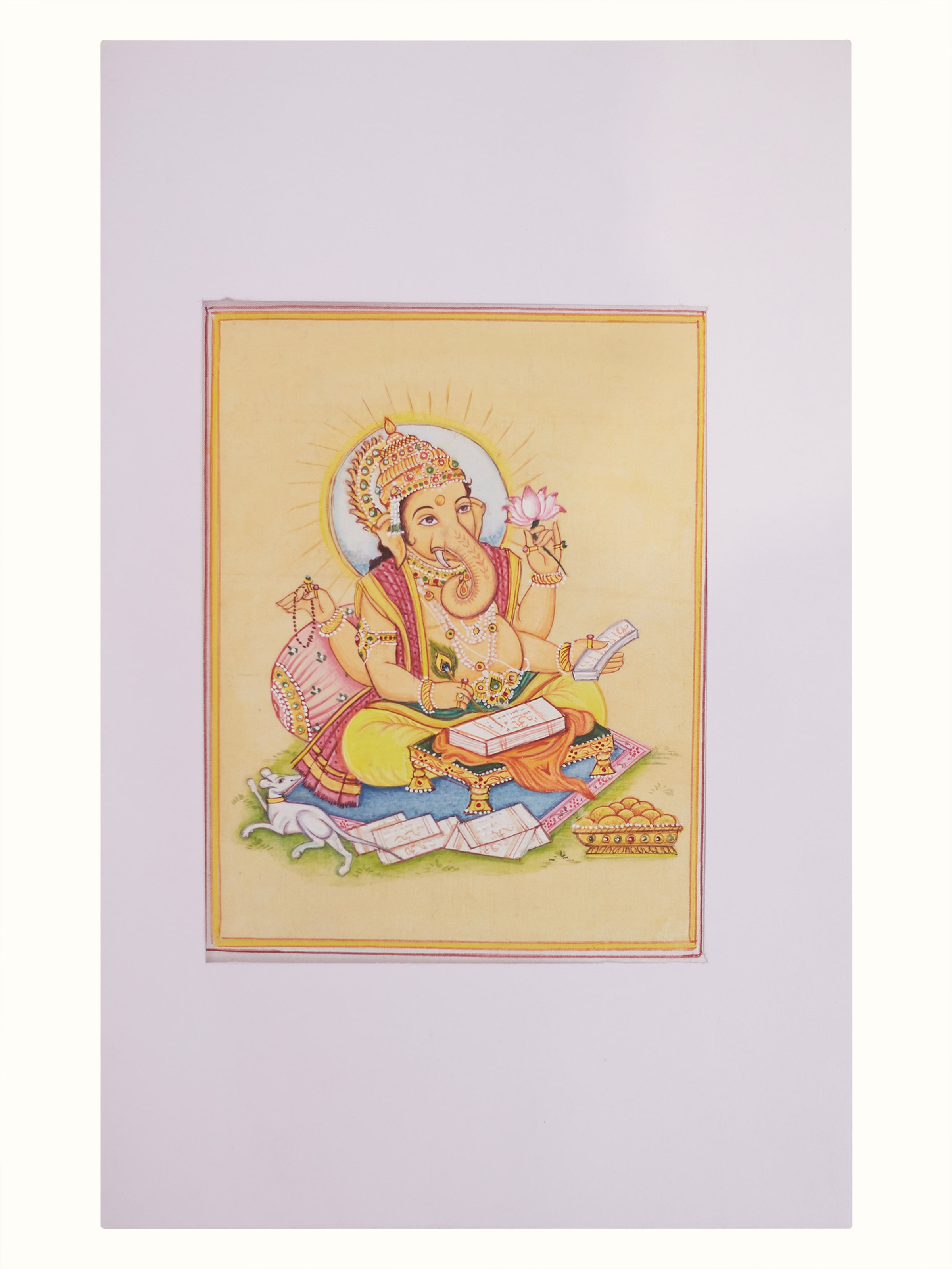 Lord Ganesha Miniature Painting