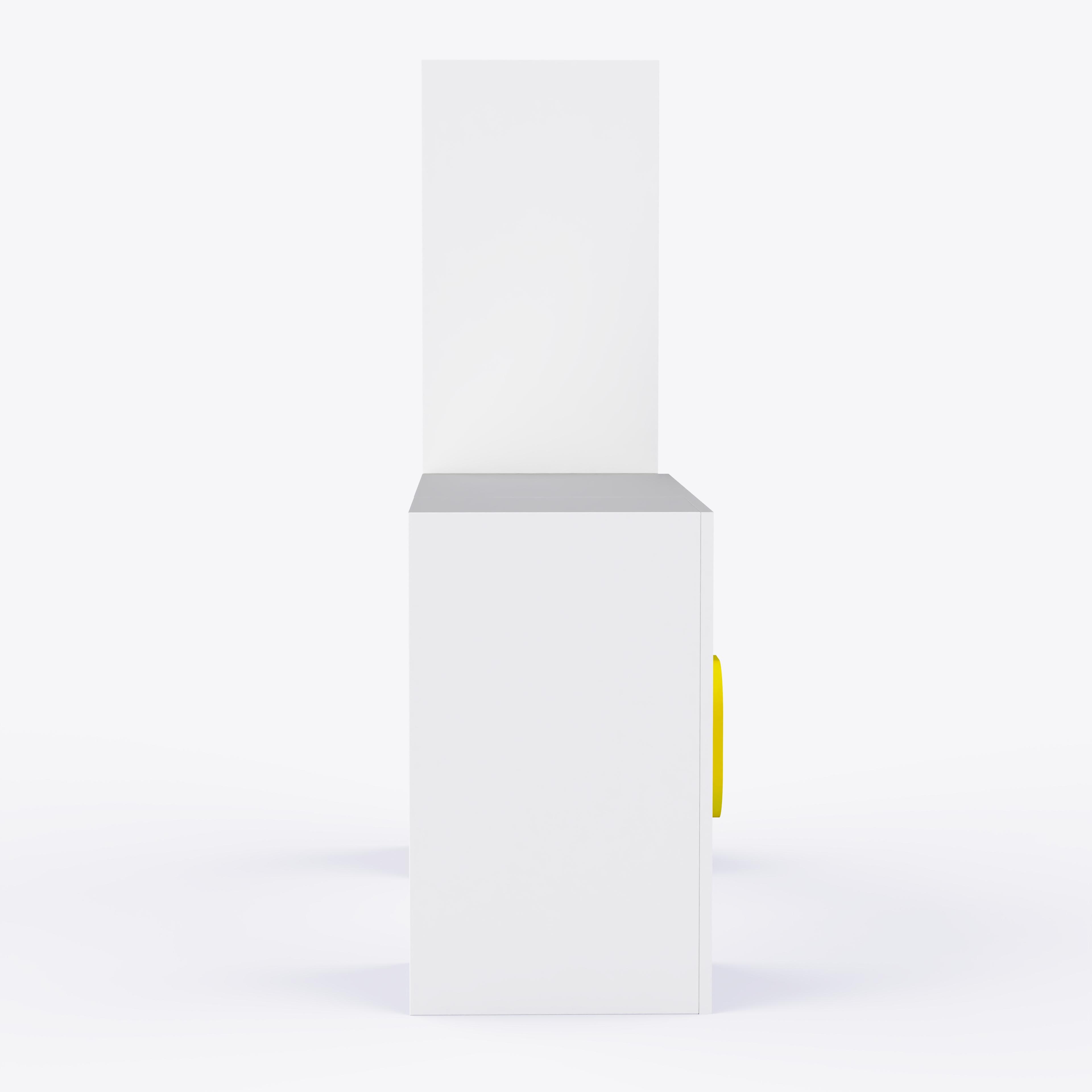 Joy Ride Study Table In White Colour