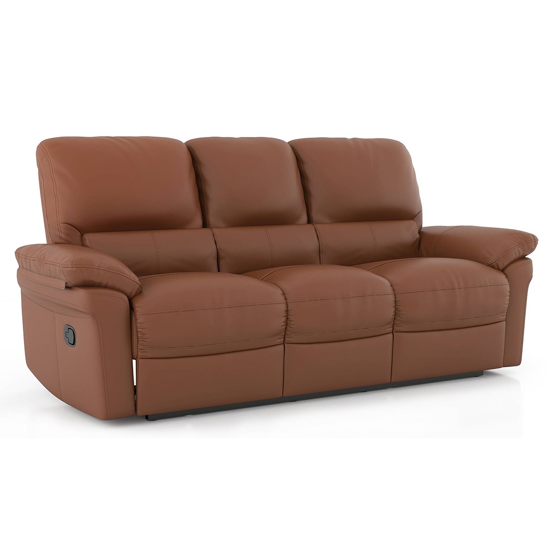 Bernice Three Seater Recliner in Tan Colour