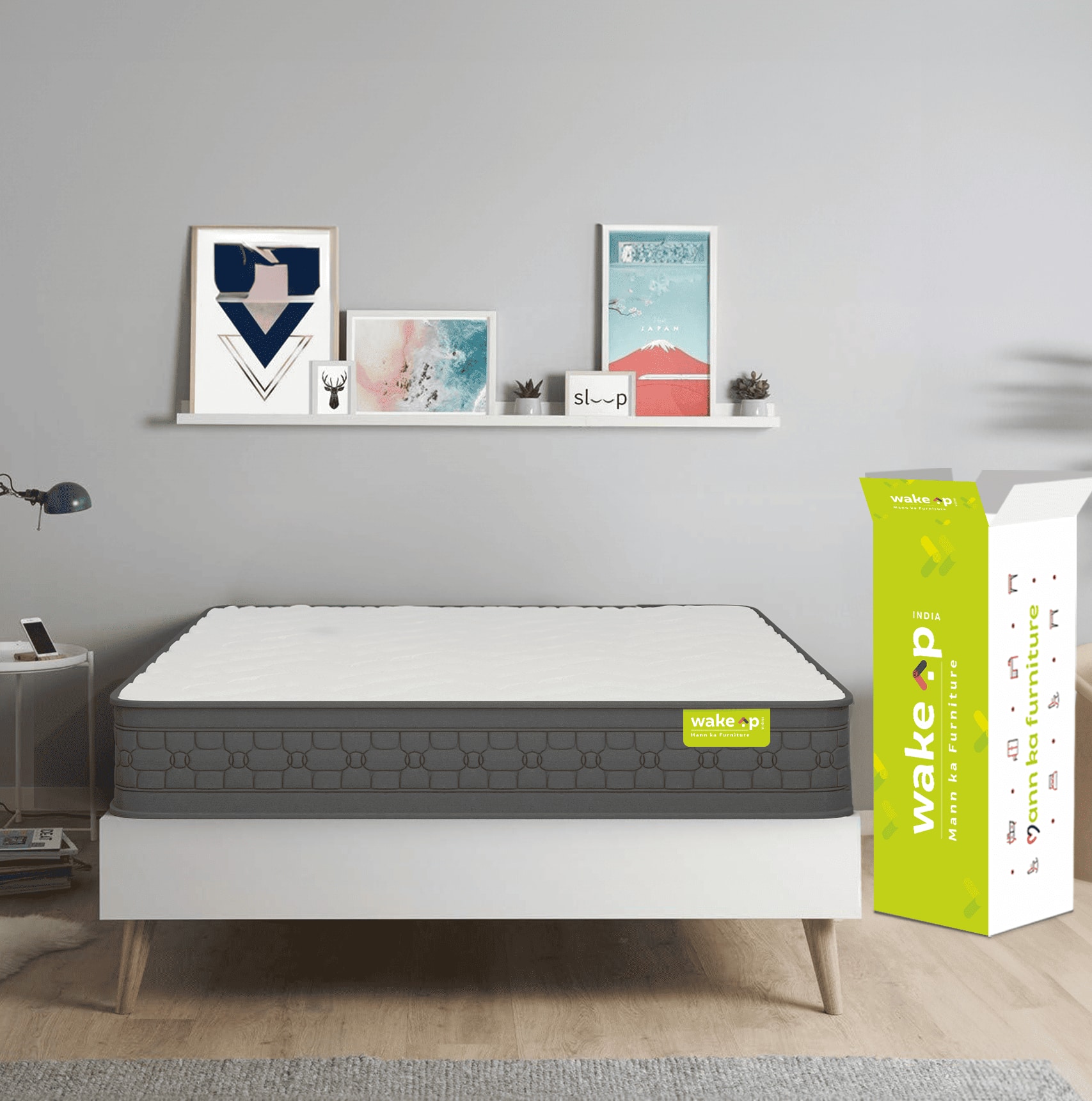 Luxuriate Hybrid Pocket Spring Mattress (78 x 42 in, 12 Inches)