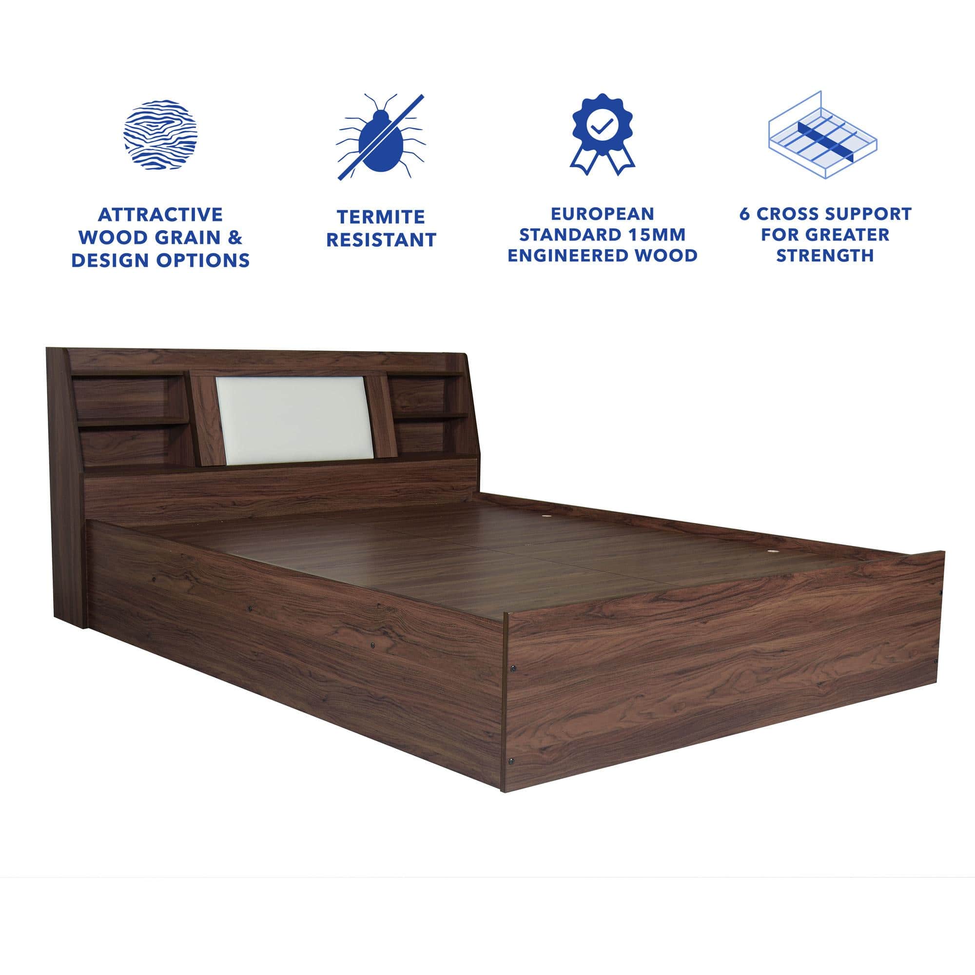 Lavish Center Queen Bed Design 2