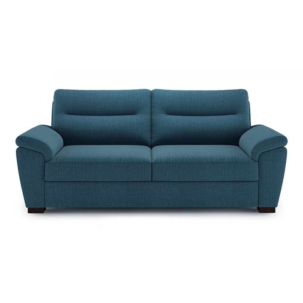 Adelaide Luxe 3 Seater Fabric Sofa in Colonial Blue Colour