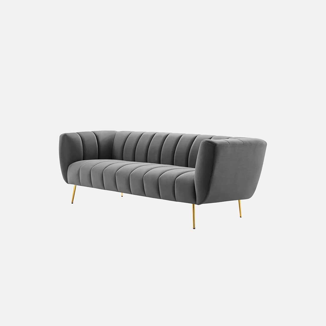 Grace Fabric Sofa (Grey)