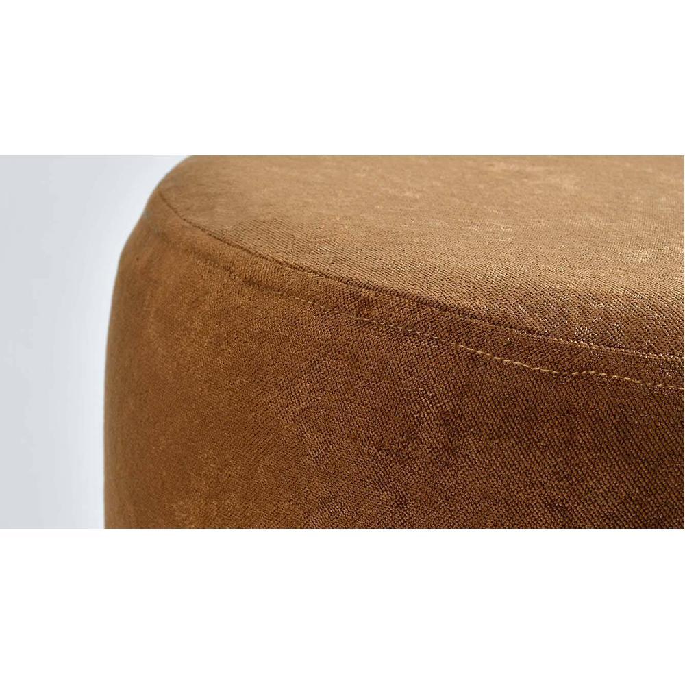 Melanie Solid Wood Stool in Brown Colour