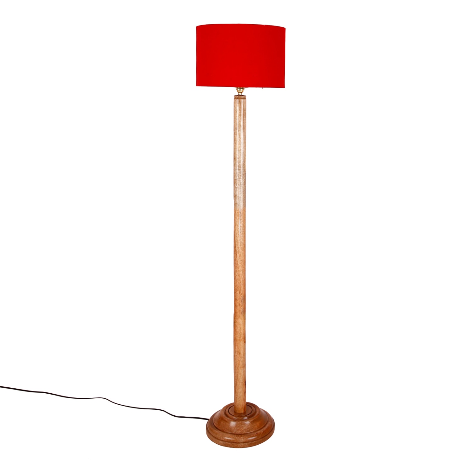 Devansh Wooden Foor Lamp