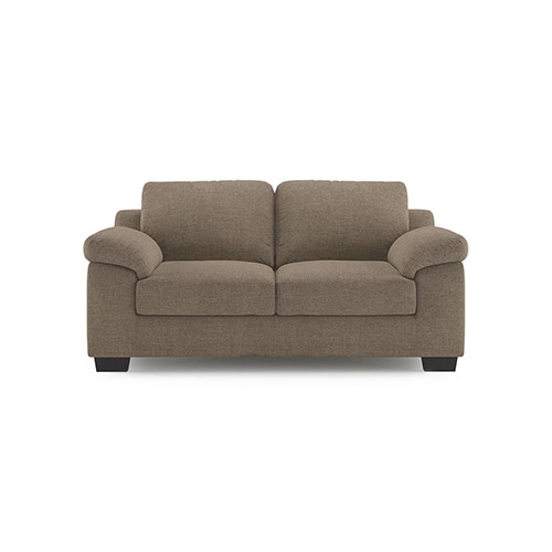 Esquel Premium 2 Seater Fabric Sofa in Mist Brown Colour - Urban Ladder