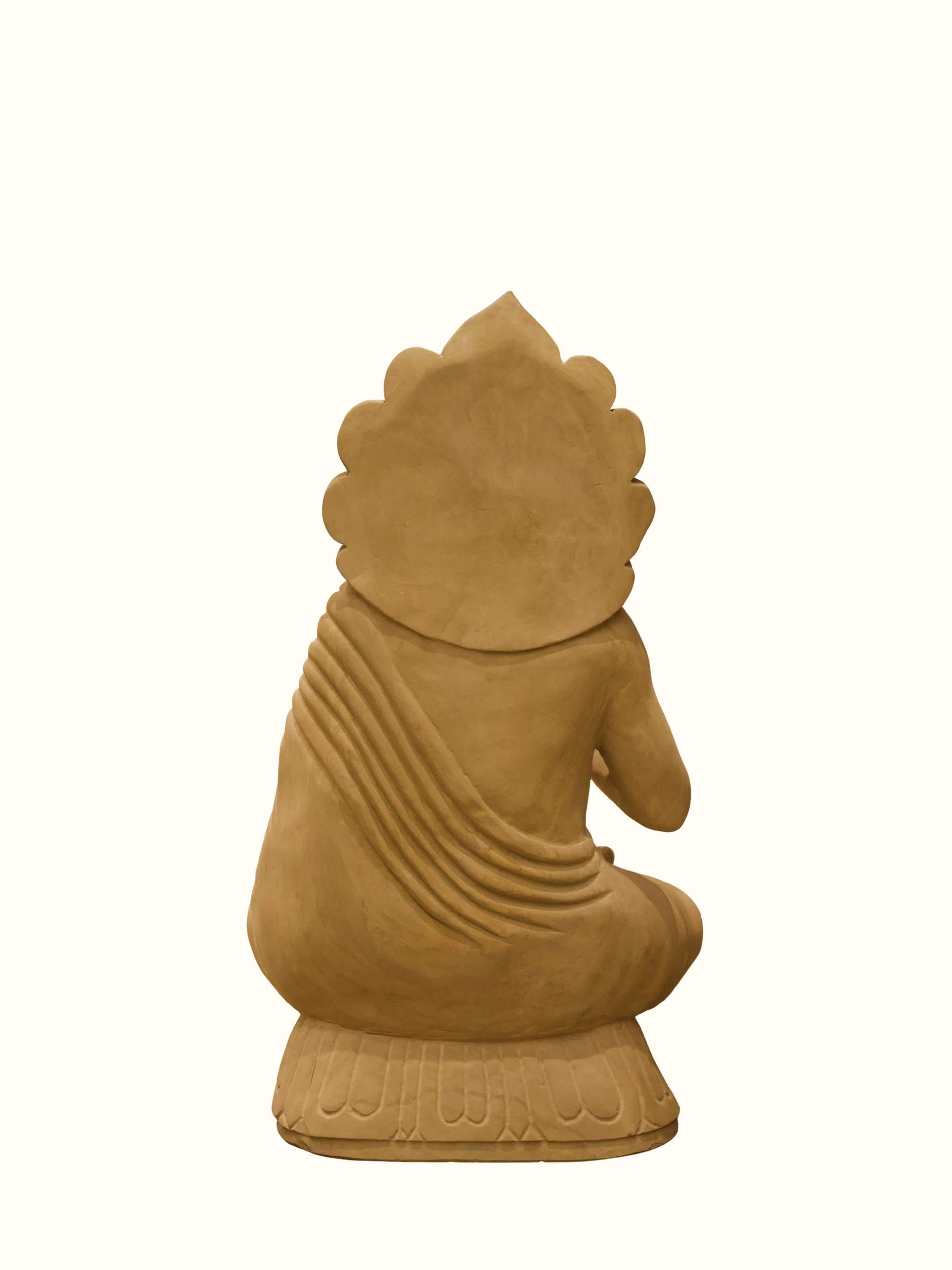 Stone Carved Buddha Blessing Idol