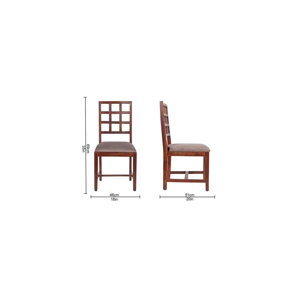 twinky solid wood  4 seater Dining table in  Provincial Teak