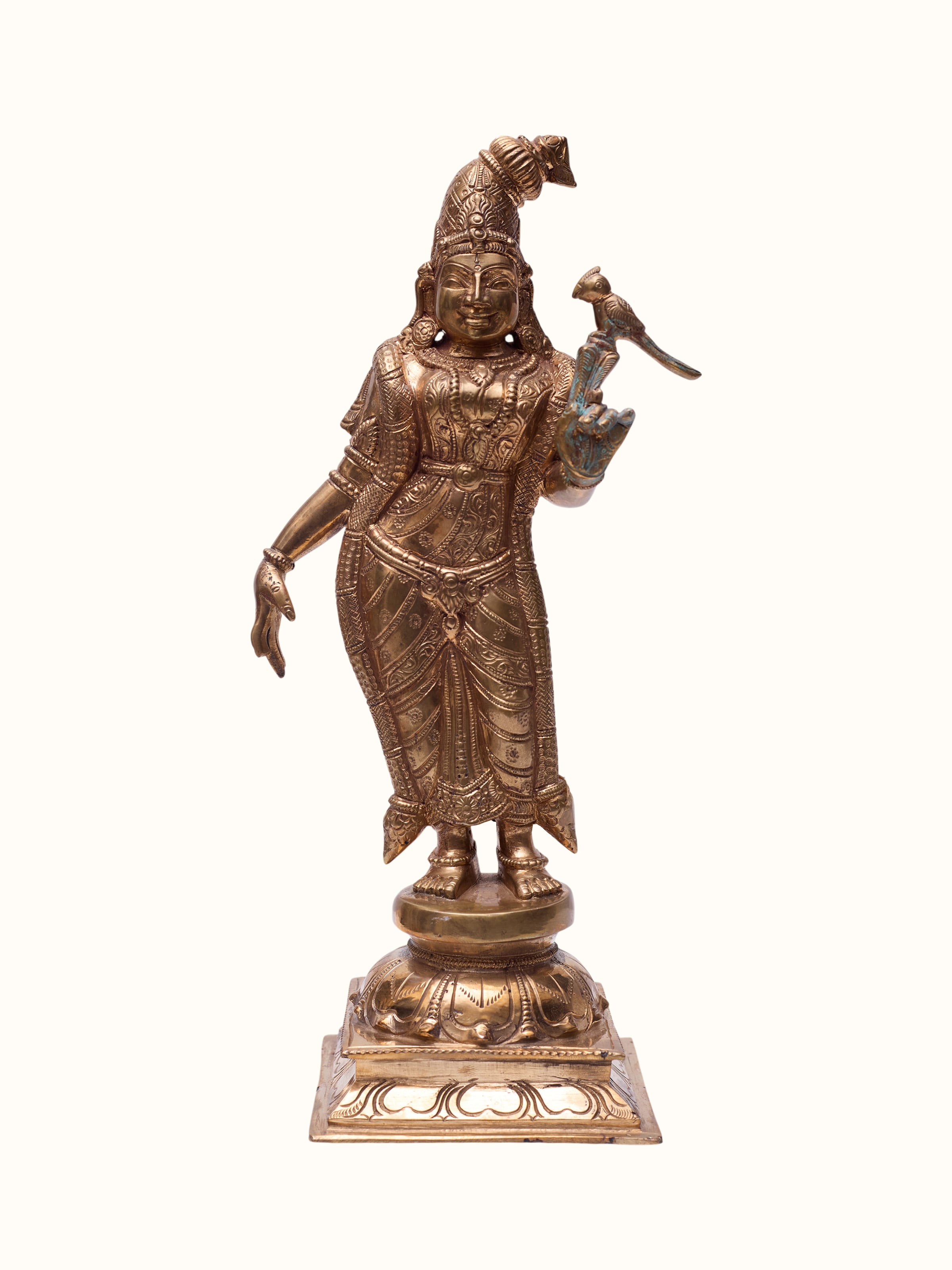 Bronze Cast Andal Idol