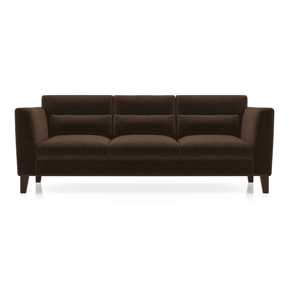 Lewis Sofa Set (Colour : Dark Earth, Cushion : Hard, Seater : 3+2+1)