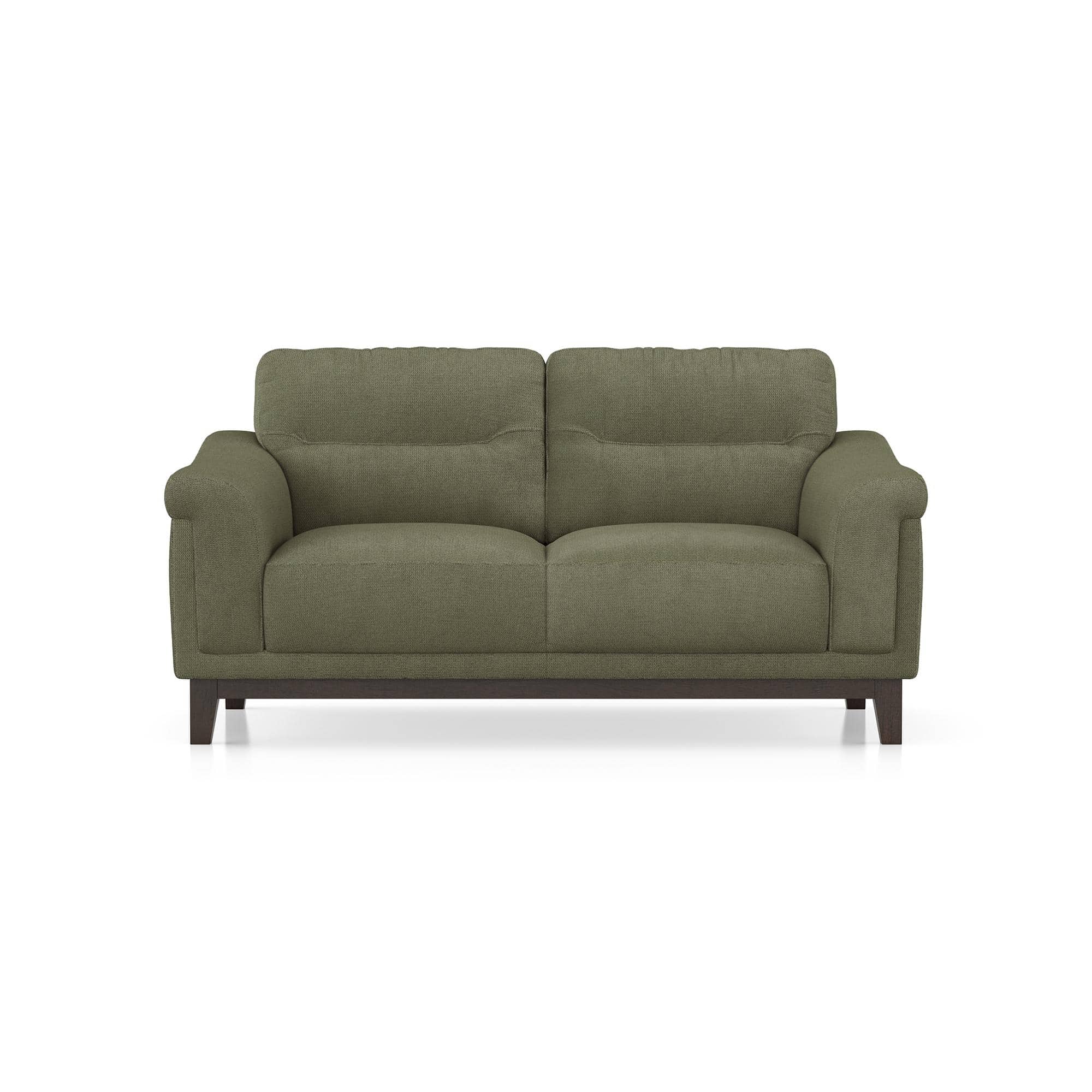 Colby 2 seater Fabric Sofa in Forest Green