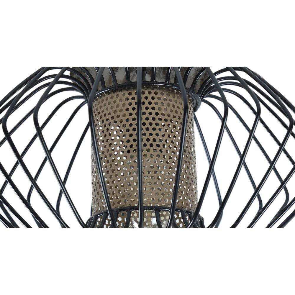 Salma 1 Head Black Mordern Chandelier