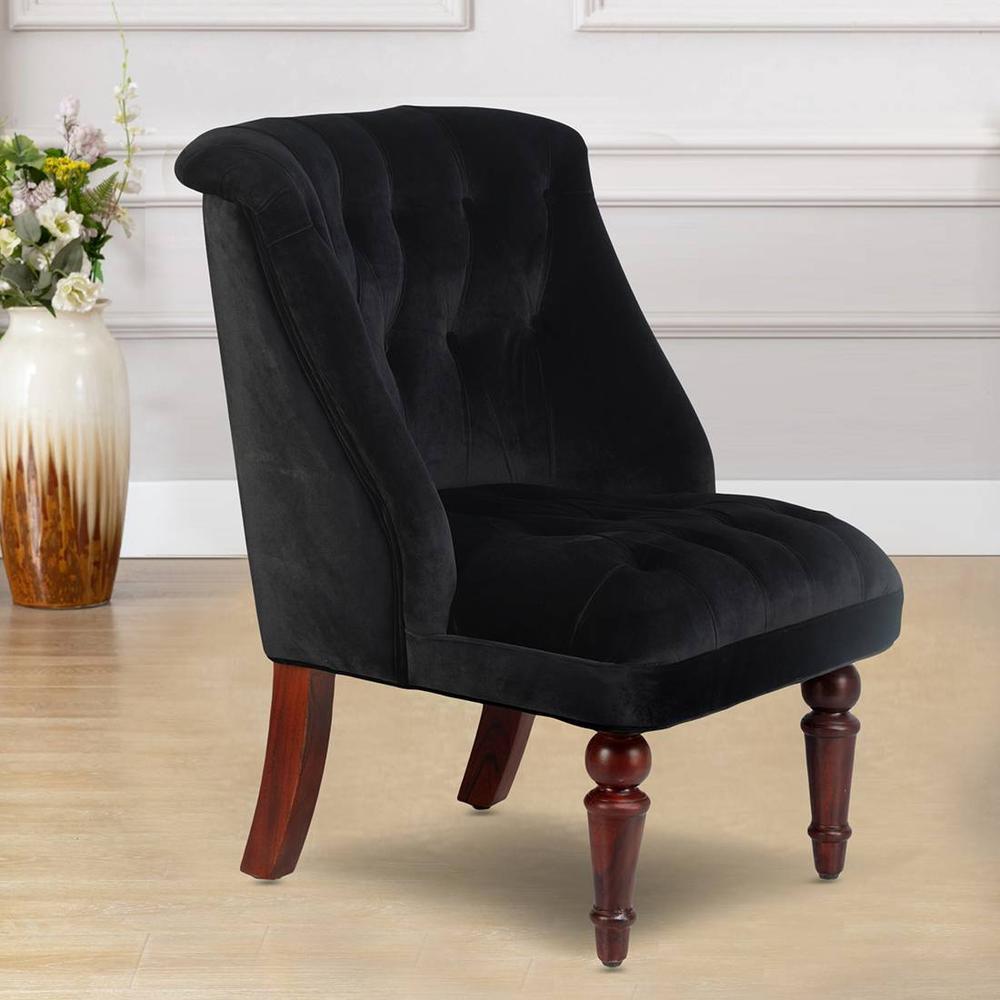 Seraphine Accent Chair - Black (Colour : black)