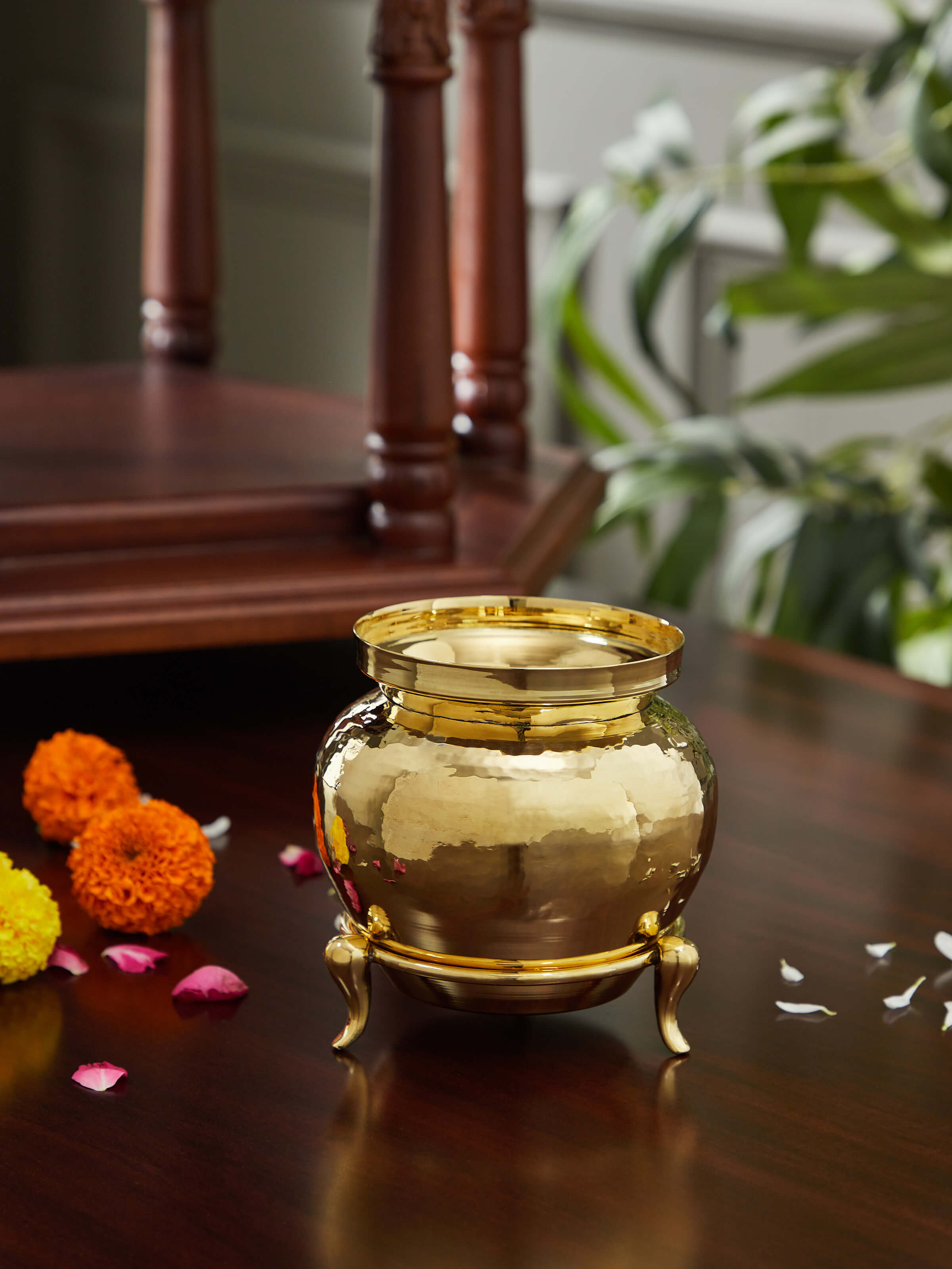 Polished Brass Pooja Kalash