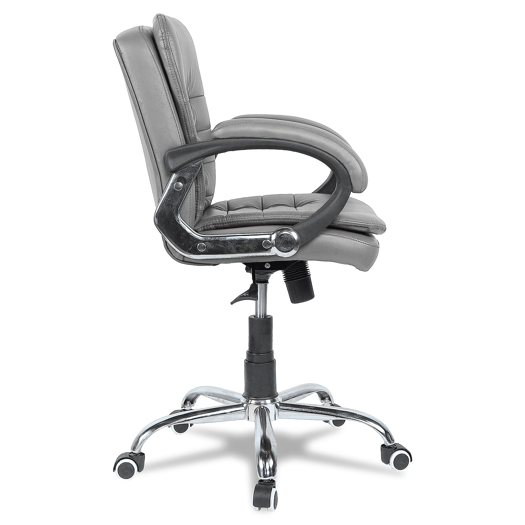 Veaoilaa Mid Back Executive Chair in Grey Colour