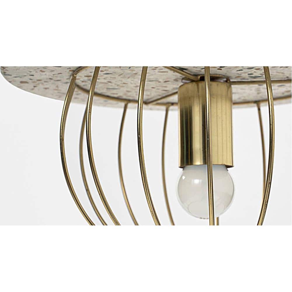 Tallulah Gold Metal Hanging Light