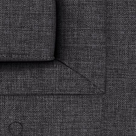 Winchester Essential 3 Seater Fabric Sofa in Steel Colour