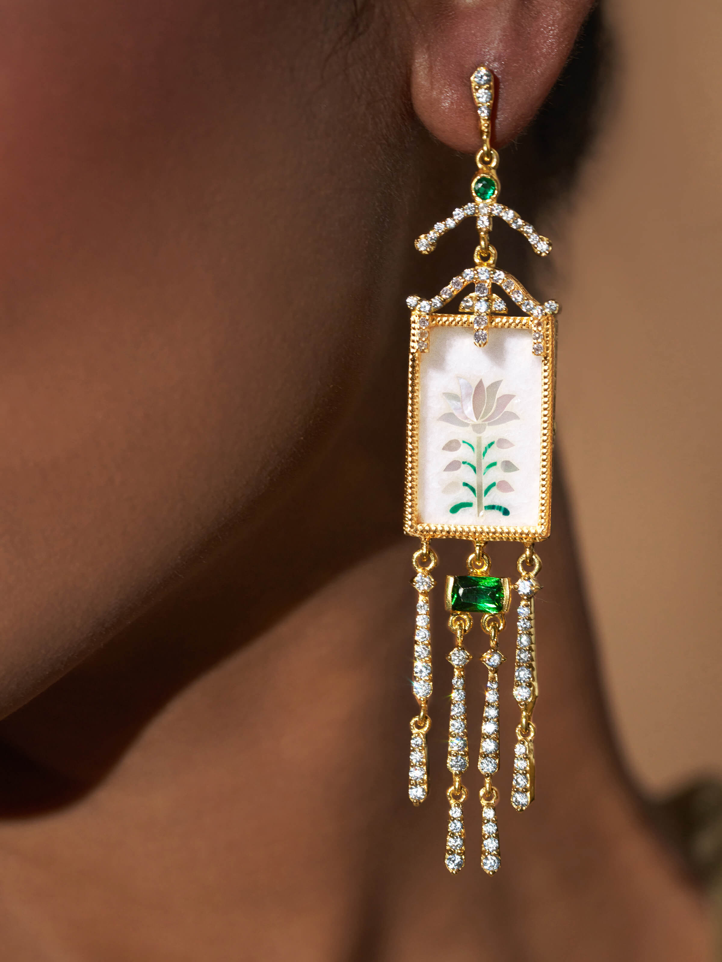 Side profile view displaying the refined craftsmanship and intricate detailing.