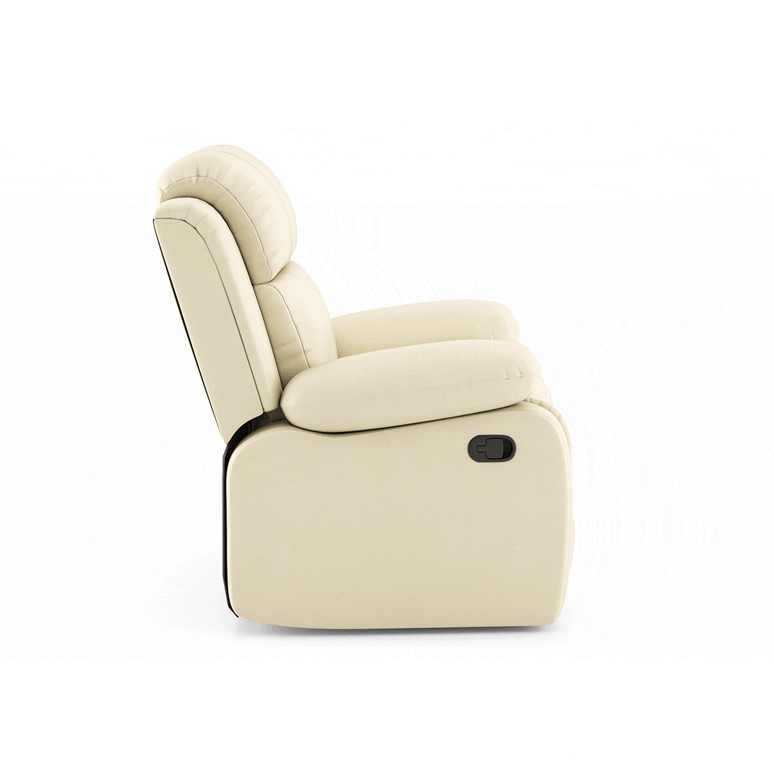 Griffin Single Seater Recliner Ancient Ivory Cream Leatherette