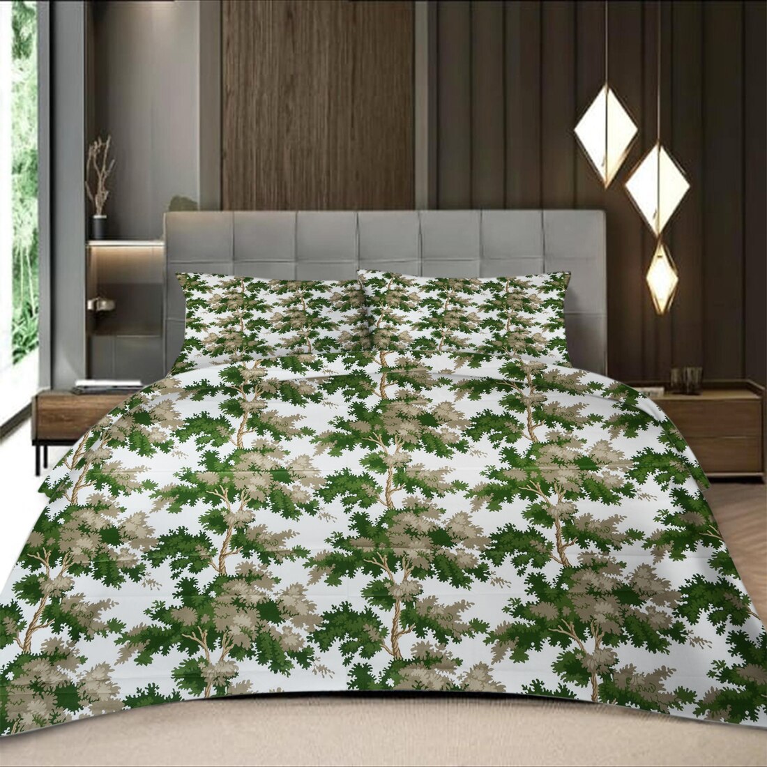 Threads Silky Touch Premium Super King Size Flat Bedsheet 275 x 275 cms