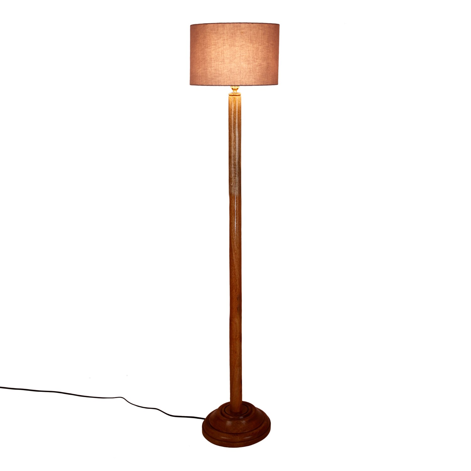 Devansh Wooden Foor Lamp