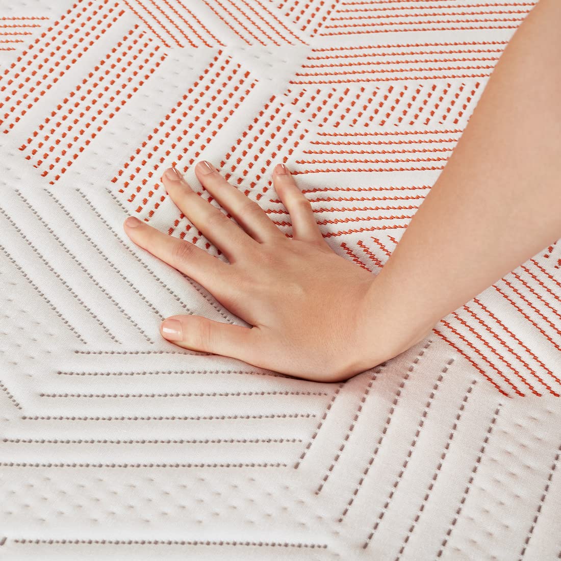 Quboid 3 Zoned NRG Layer Medium Firm Qube Cell Mattress with Zero Motion Transfer (84 x 60 in, 8 Inches)