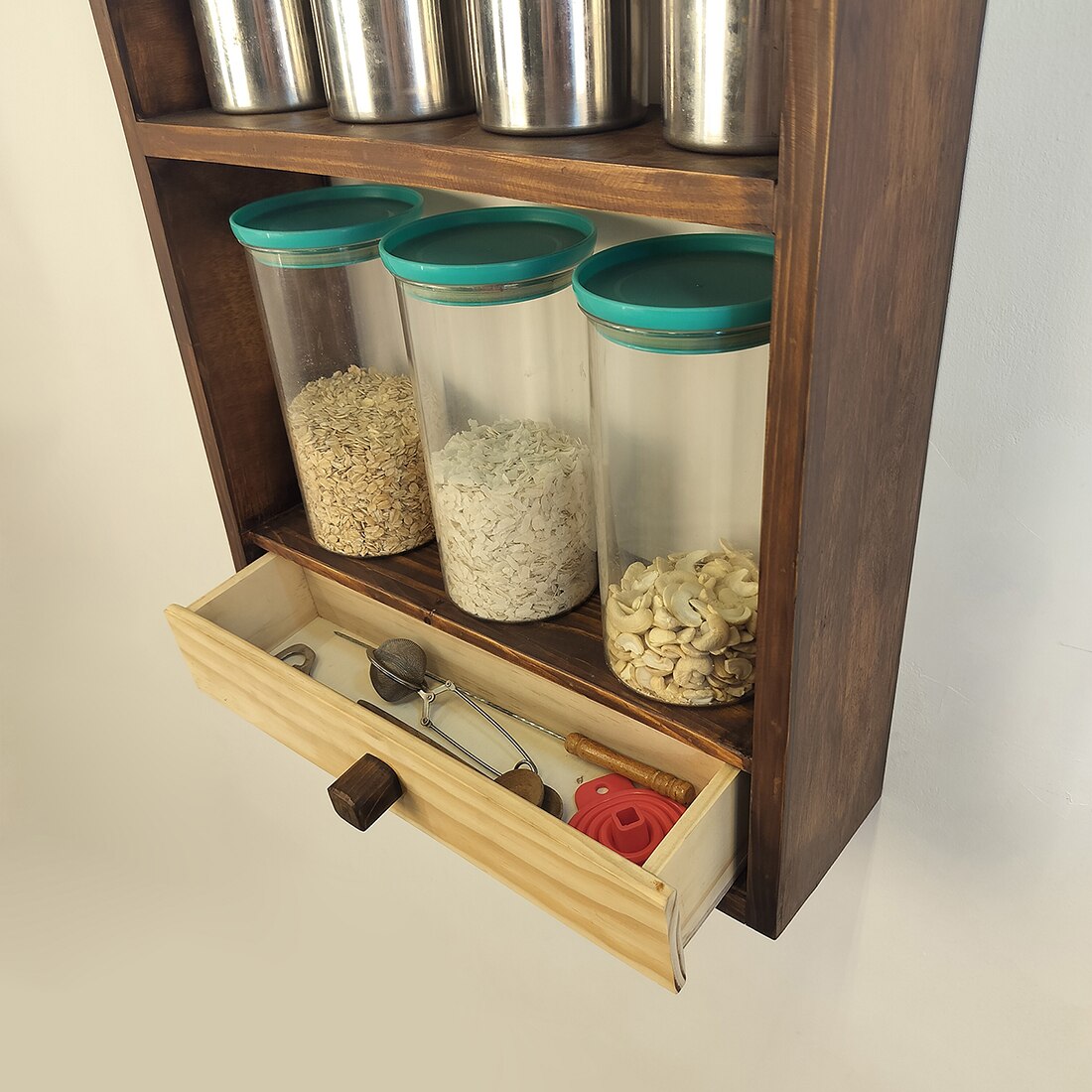 Elise Wooden Kitchen Storage Rack