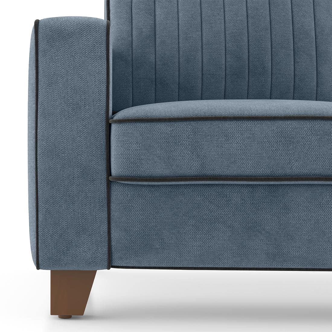Apollo Neo Sofa (Colour : Ocean Weave, Seating Capacity : 3 Seater, Cushion Type : Soft, Back Height : Regular Back)
