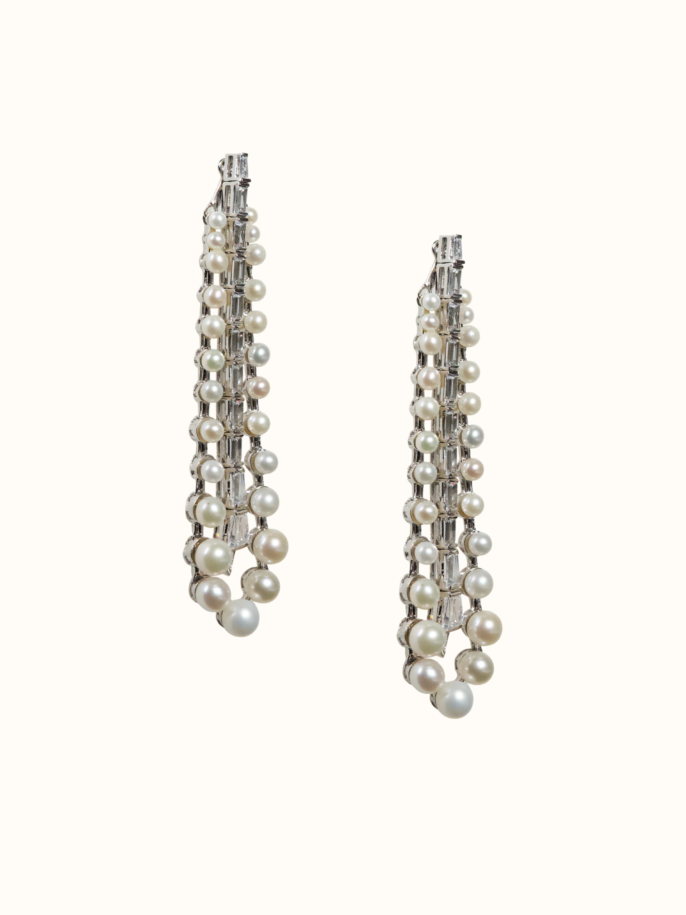 Silver Smithing Drop Earrings