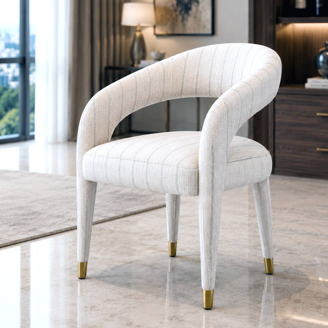 Delany Upholstered Dining Chair - HomeDfy