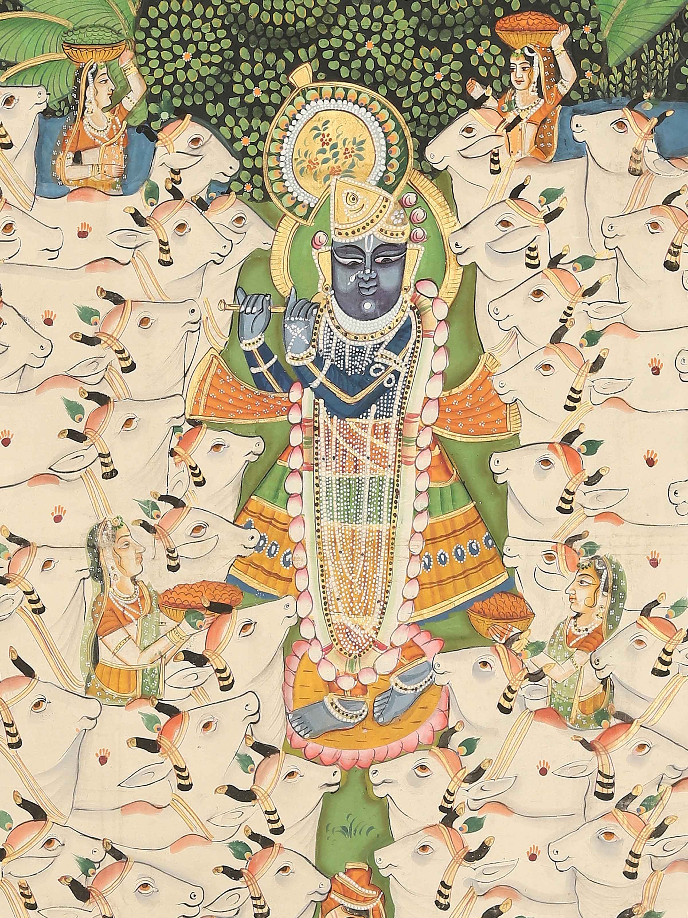 Gopashthami Pichwai Painting