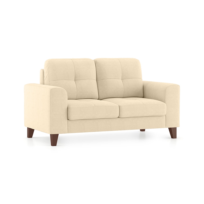 Verona Premium 2 Seater Fabric Sofa in Birch Beige Colour - Urban Ladder