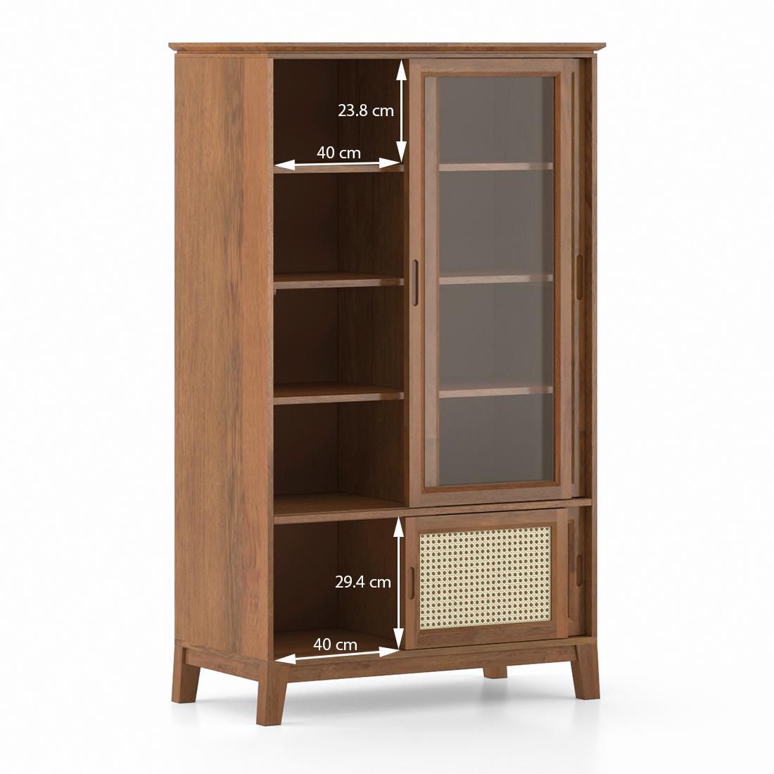 Fujiwara Bookshelf Finish Amber Walnut
