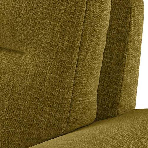 Adelaide Premium 3 Seater Fabric Sofa in Olive Green Colour