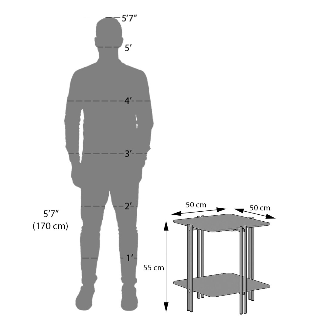 Paloma Marble Side Table in Jupiter Red Spanish Ceramic Finish
