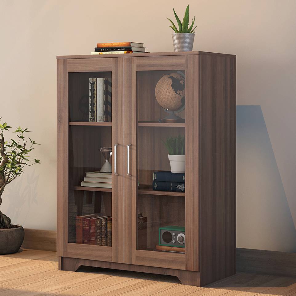 Hubert Low Display Cabinet With 2 Door - Urban Ladder