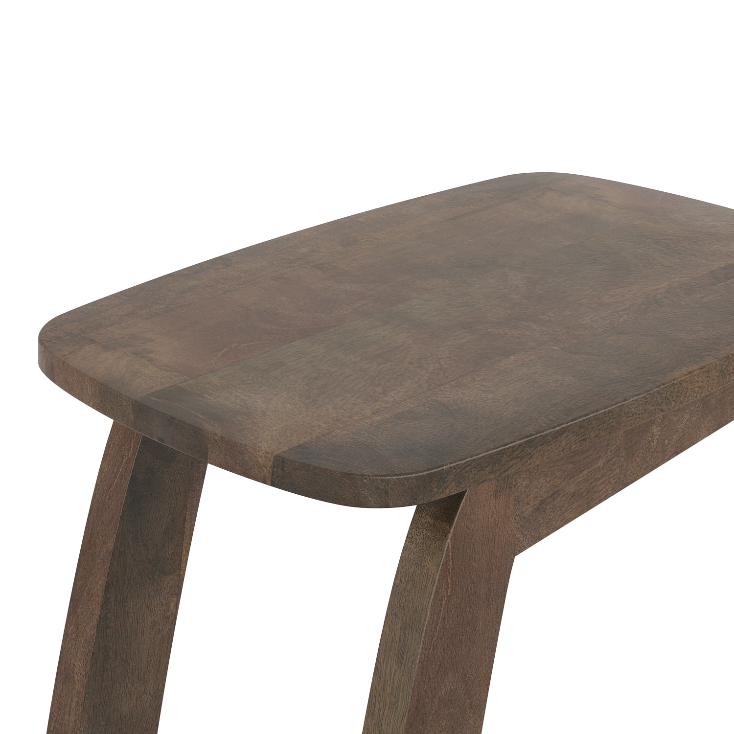 Forma Solid Wood C Table In Danish Walnut Finish