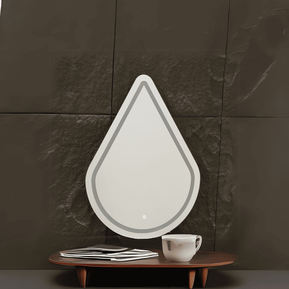 LED Water Drop Mirror Light - Modern and Stylish Illuminated  Mirror