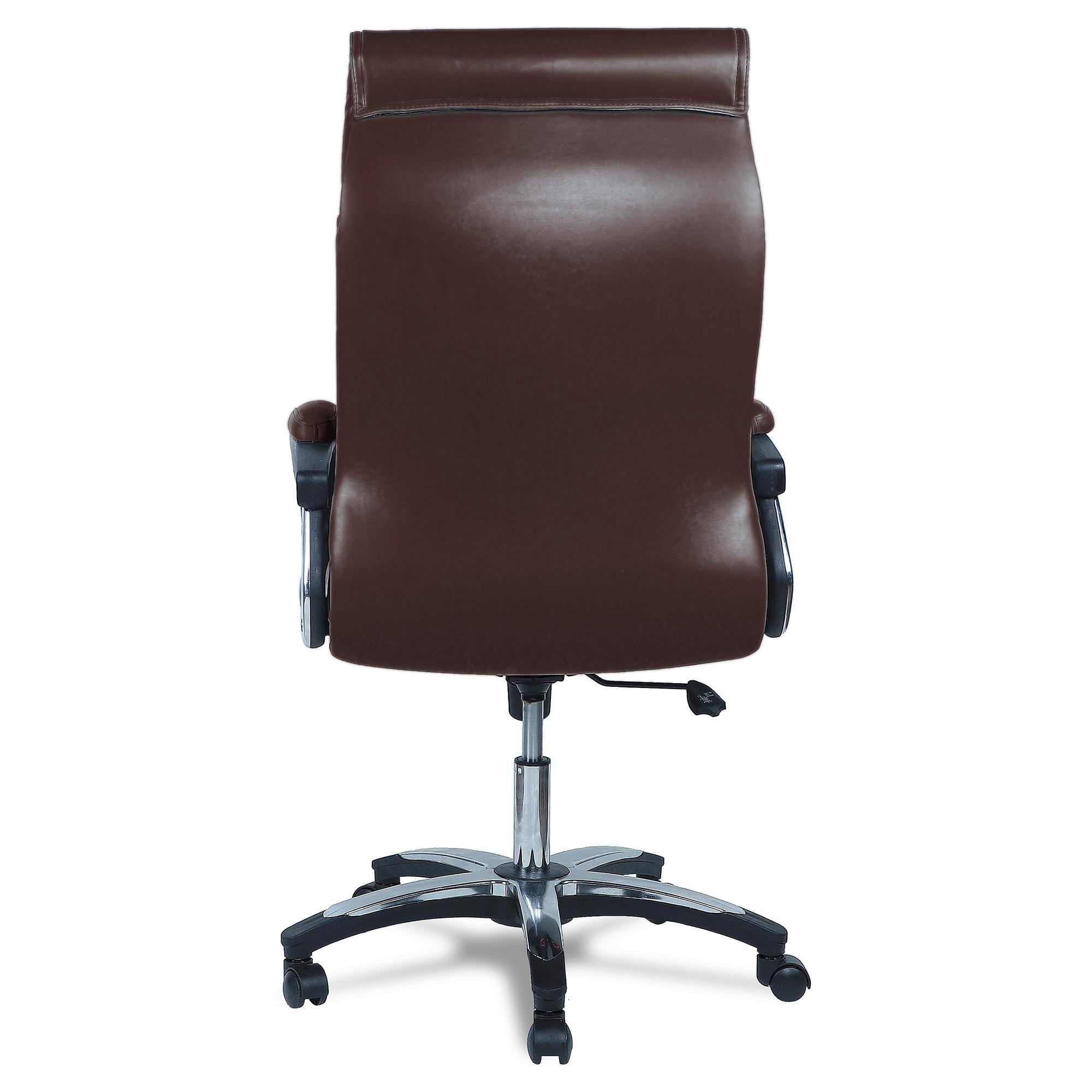 Mearisha High Back Executive Chair in Brown Colour