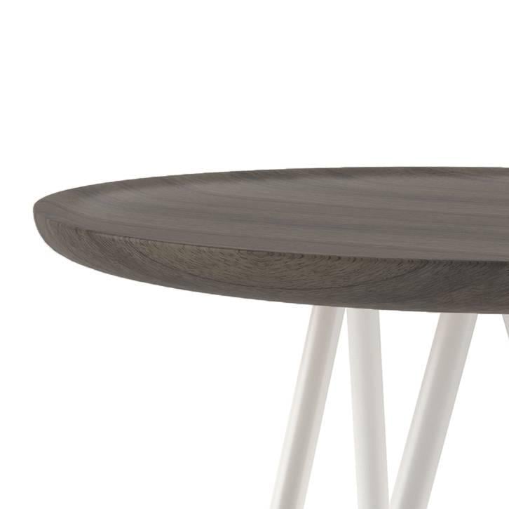 Ostra Solid Wood Side Table in Natural Finish