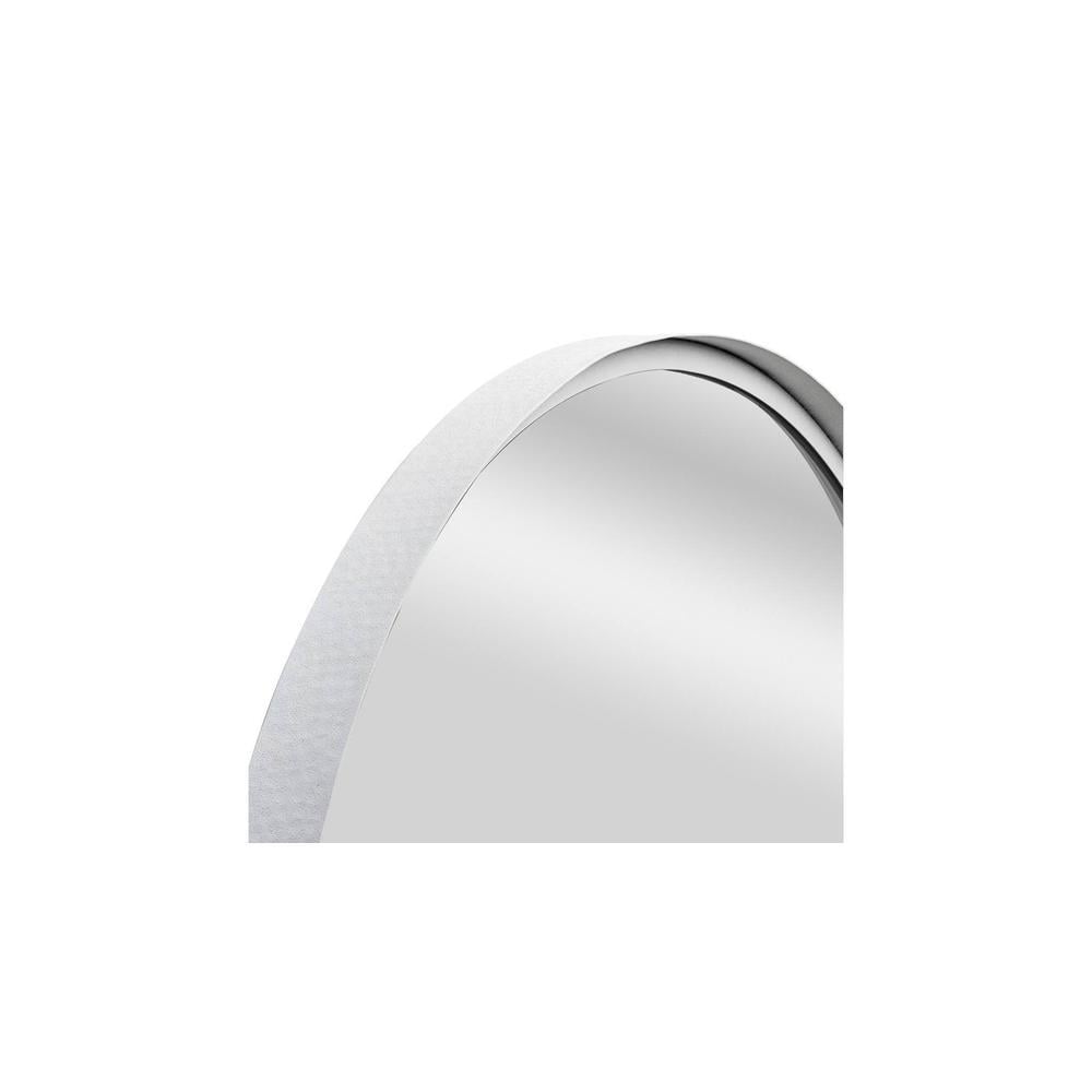Texture Matt White Mild Steel Mirror